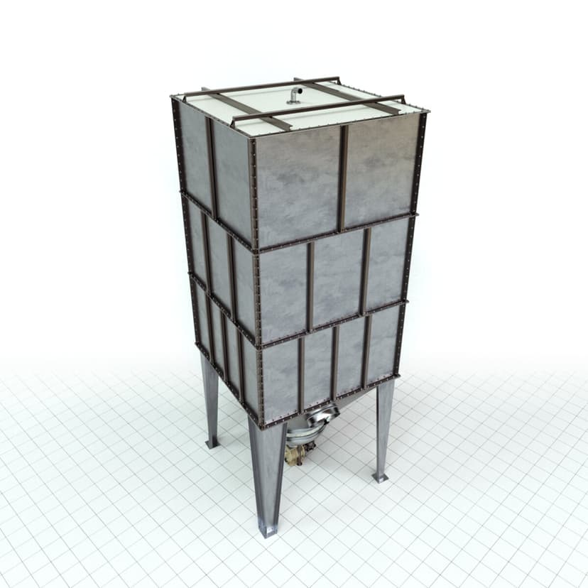 Product image of INDOOR MODULAR PANEL SILO